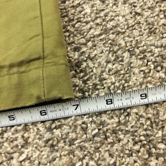 Taylor Stitch Pants Brenham Slim Chino Flat Front Green Mens 32x36 *Flaw - Picture 13 of 14